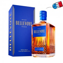 WHISKY - BELLEVOYE Triple Malt 40° (étiquette bleue)